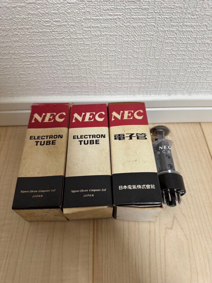 D*r様 NEC 6CA7 真空管 4本セット 箱付き 動作未確認