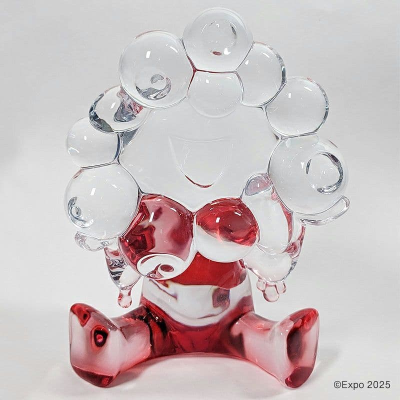 【新品】EXPO2025 ミャクミャク クリアフィギュア レッド