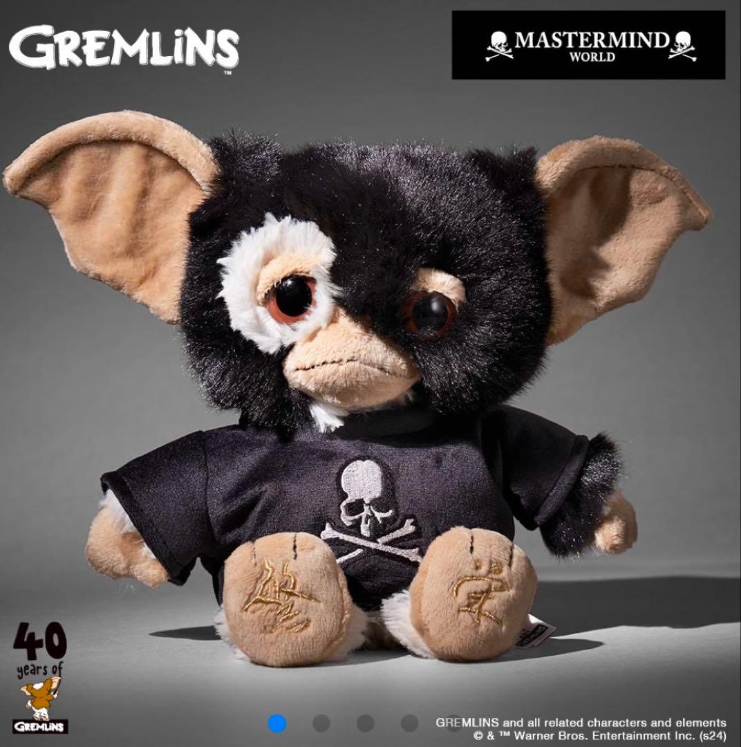 MASTERMIND WORLD✖️GREMLINSぬいぐるみ 40周年　ギズモ