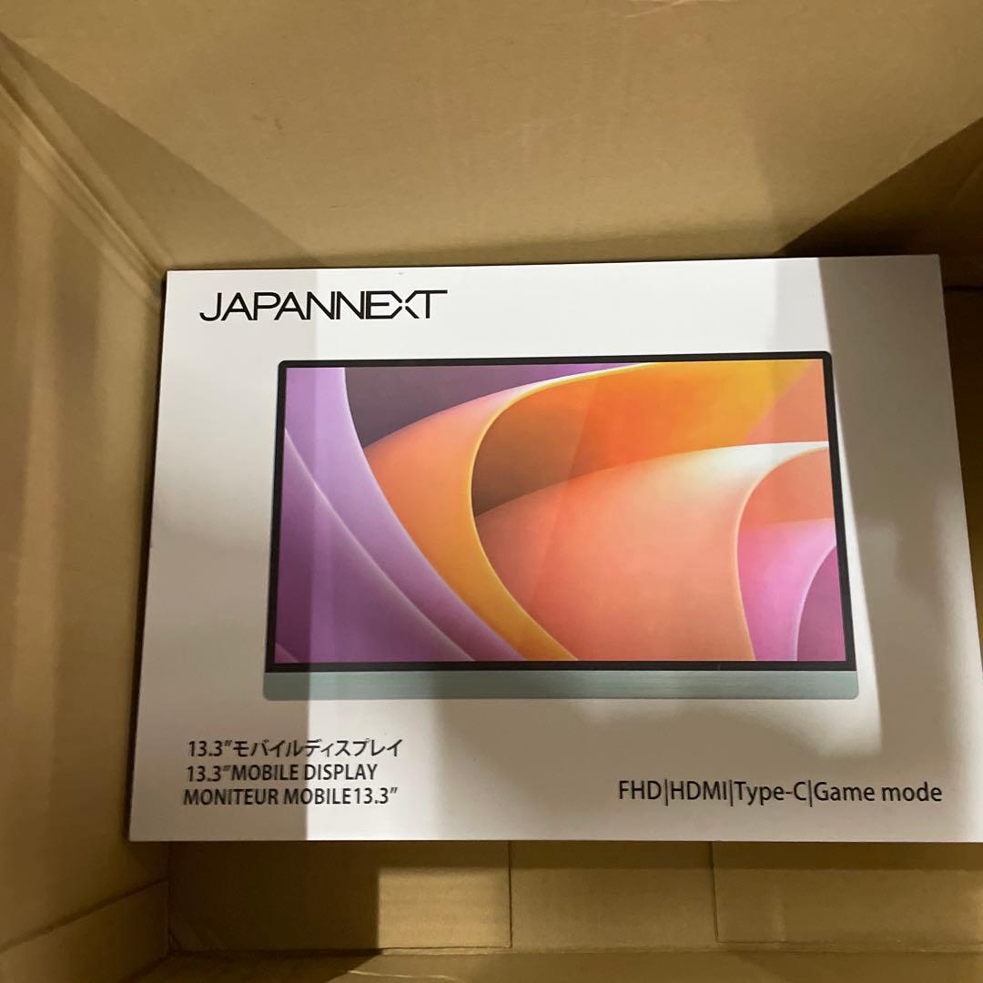 JAPANNEXT 13.3インチ モバイルモニター IPS パネル フルHD