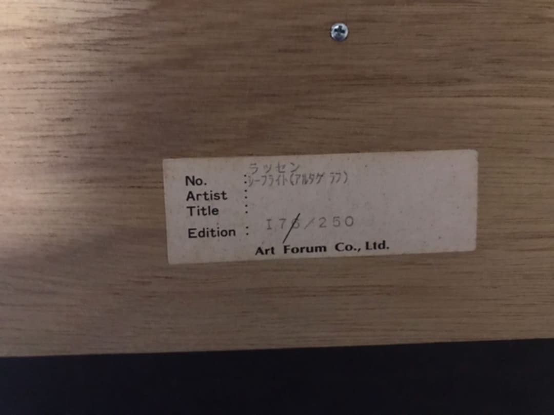 クリスチャン・リース・ラッセン作 Sea Flight