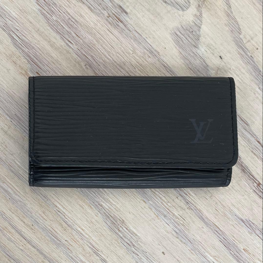 【正規品】LOUIS VUITTON ルイヴィトン エピ 4連 キーケース　黒