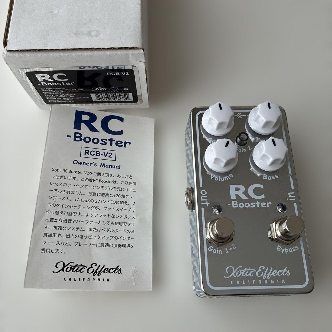 Xotic RC Booster クリーンブースター