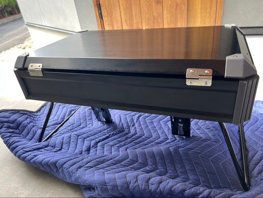 【廃盤】UNIFLAME ツーバーナーコンロ US-1900 テーブル・収納付き