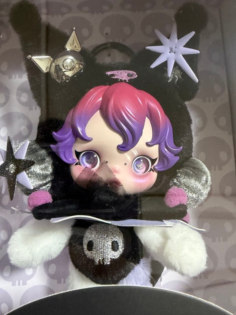 Kuromi & My Melody スカルパンダぬいぐるみ