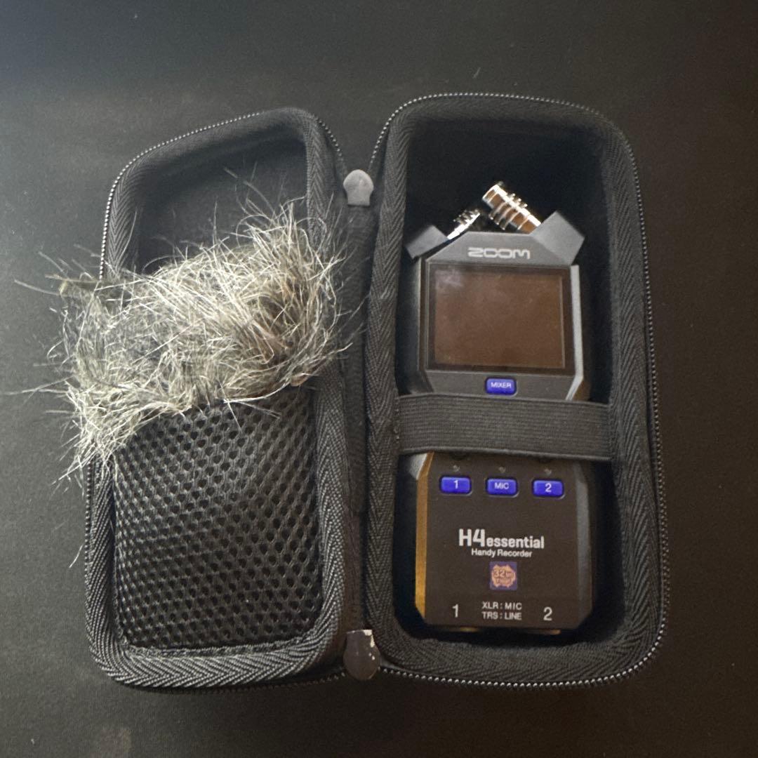 ZOOM H4 essential ＋ハードケース＋ファー