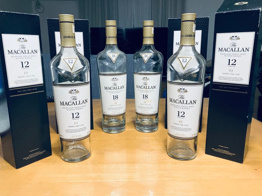 The Macallan 12年 18年 シングルモルトウイスキー