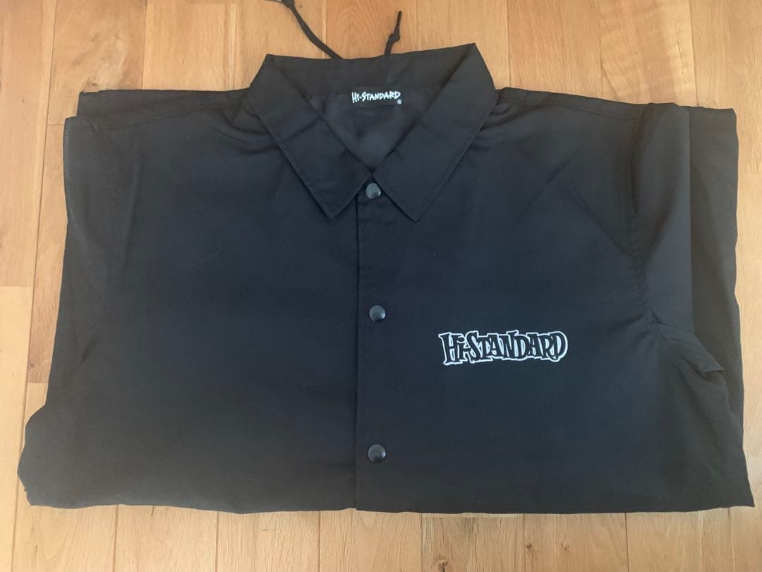 新品未使用Hi-STANDARD SNB ナイロンコーチジャケットXL黒ブラック