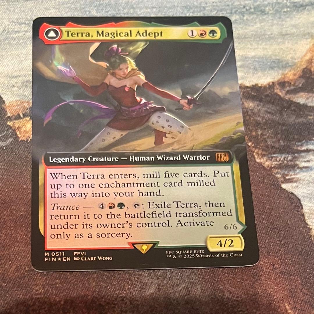 MTG/魔導戦士、ティナ/ 英語/拡張アート/FOIL