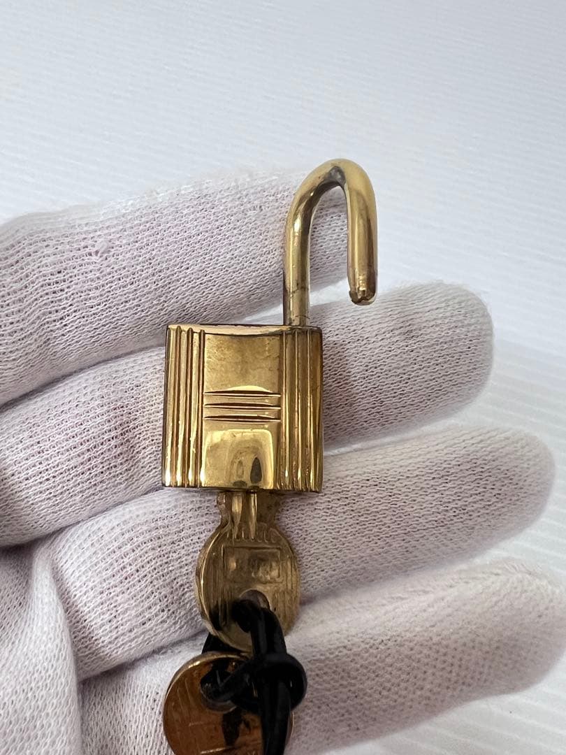 Hermes/エルメス南京錠 （不良）鍵65番2本付き