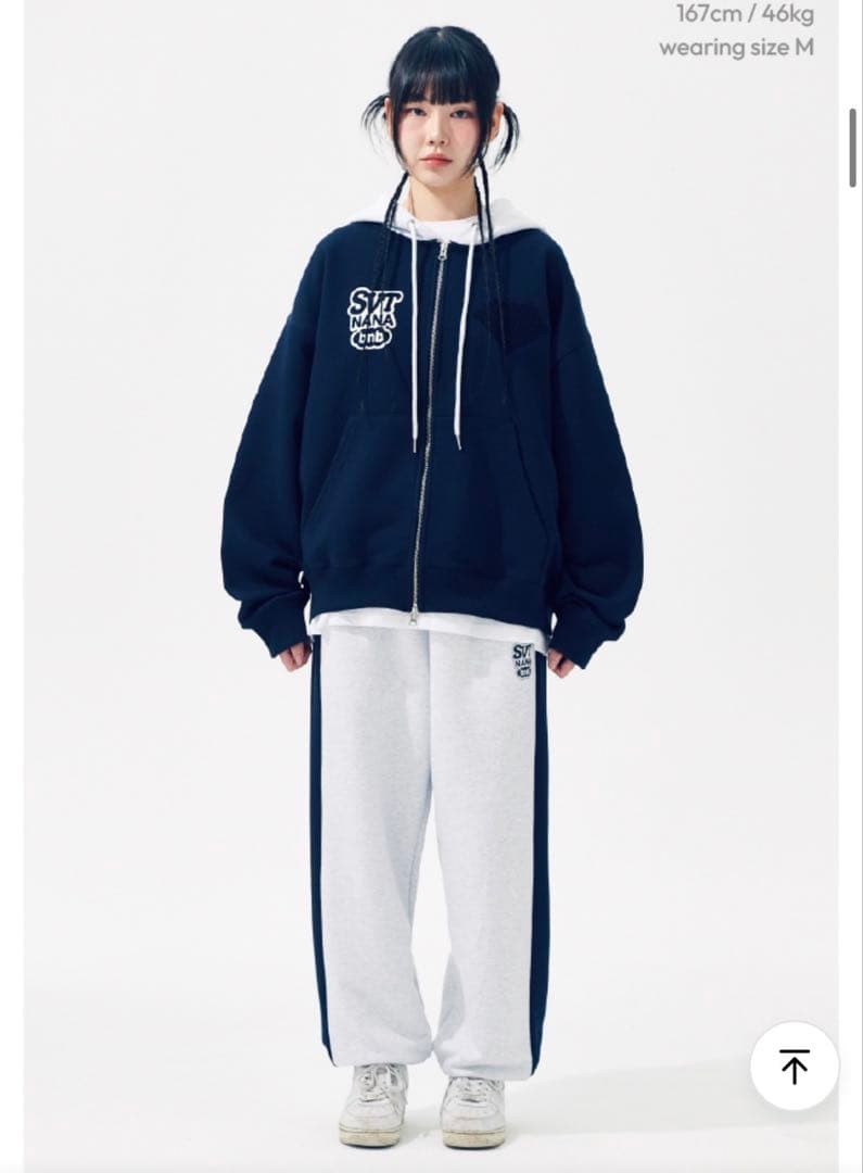 SEVENTEEN NANA bnb ナナ民泊 フーディー＆パンツM 上下セット