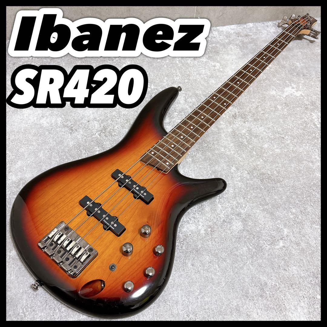 Ibanez アイバニーズ SR420 アクティブ エレキベース サンバースト