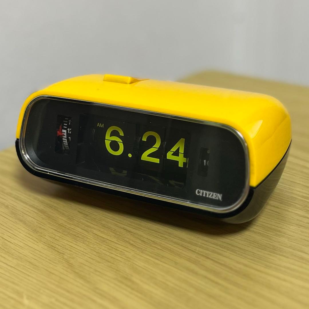 【整備済み動作正常】レア品 CITIZENパタパタ時計 ハイリーフ・コニー