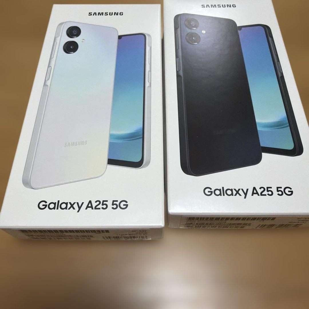【新品未開封】Galaxy A25 (ライトブルー・ブラック) 64GB