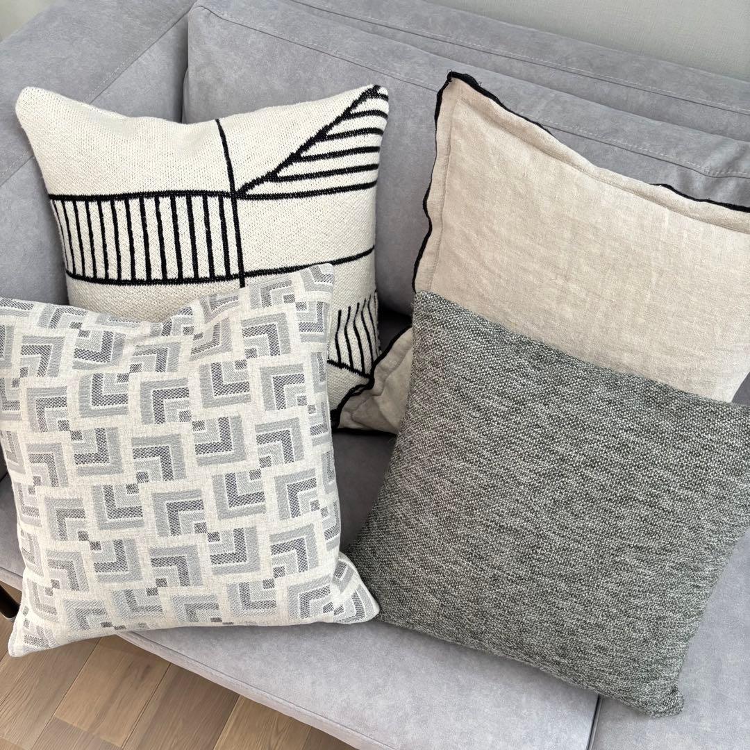 全てアクタス。中身もセット。クッションカバーとクッションまとめ売り