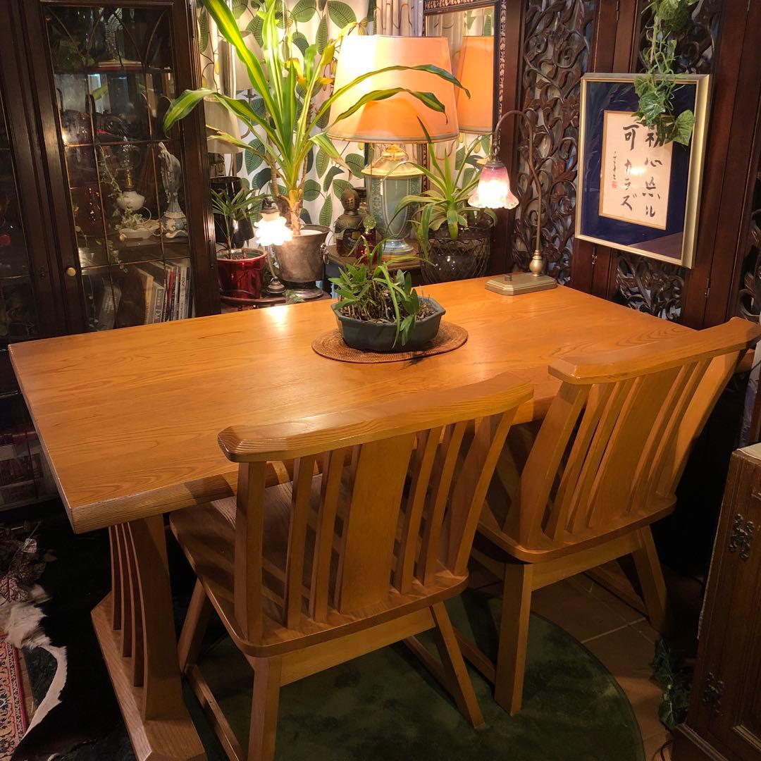 みーこ 　天板のみ　Sale JPN 和風　オーク無垢　ダイニングテーブル
