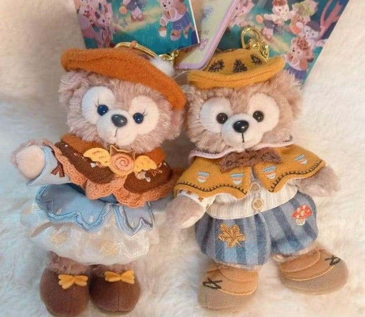 タグ付新品☆上海ディズニー　ハロウィン　ダッフィー　シェリーメイ　キーチェーン