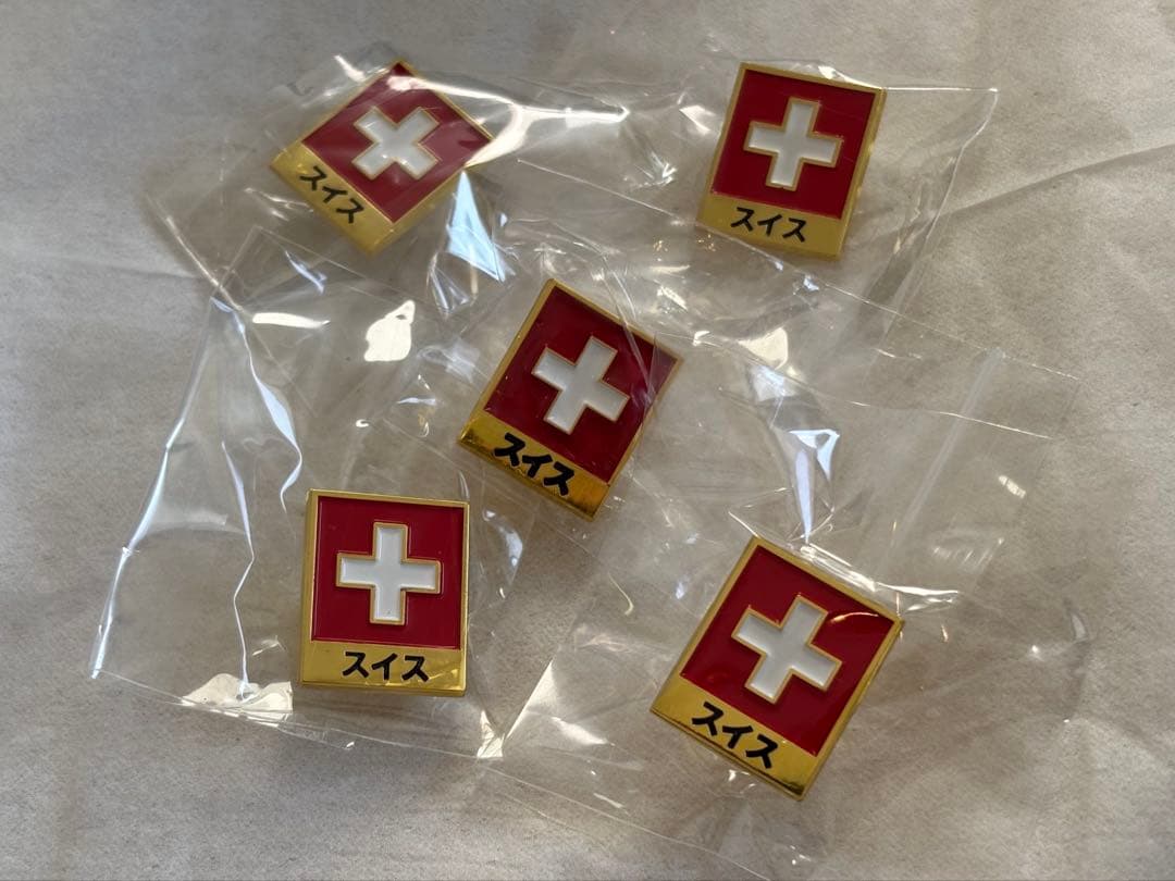 5点EXPO 2025 大阪関西万博スイス館ピンバッジ