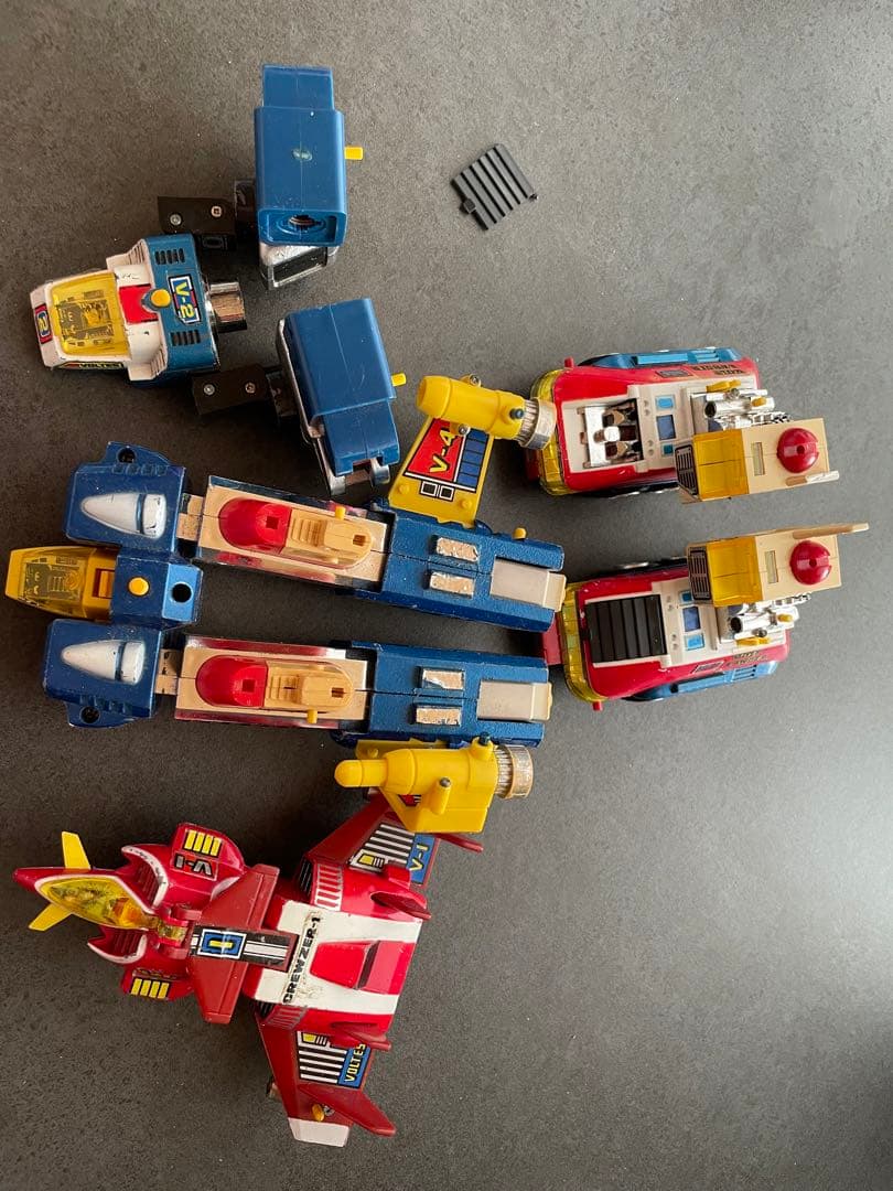 当時物　ポピー　ボルテスV 超合金　5点まとめ売り