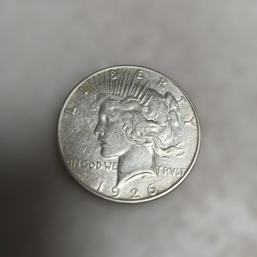 1926年 アメリカ1ドル銀貨 「ピースダラー」【銀90%】