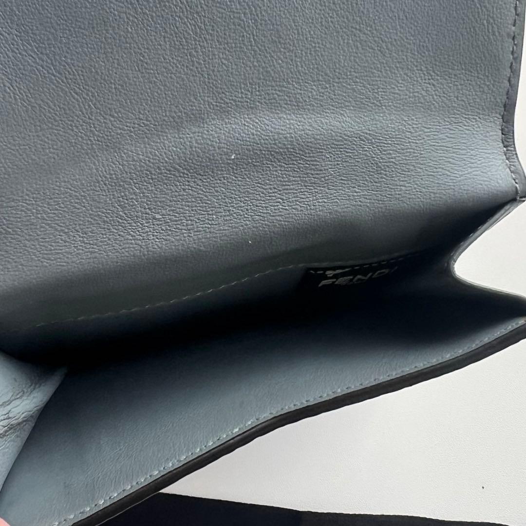 478 極上美品 FENDI フェンディ ピーカブー 2つ折り財布