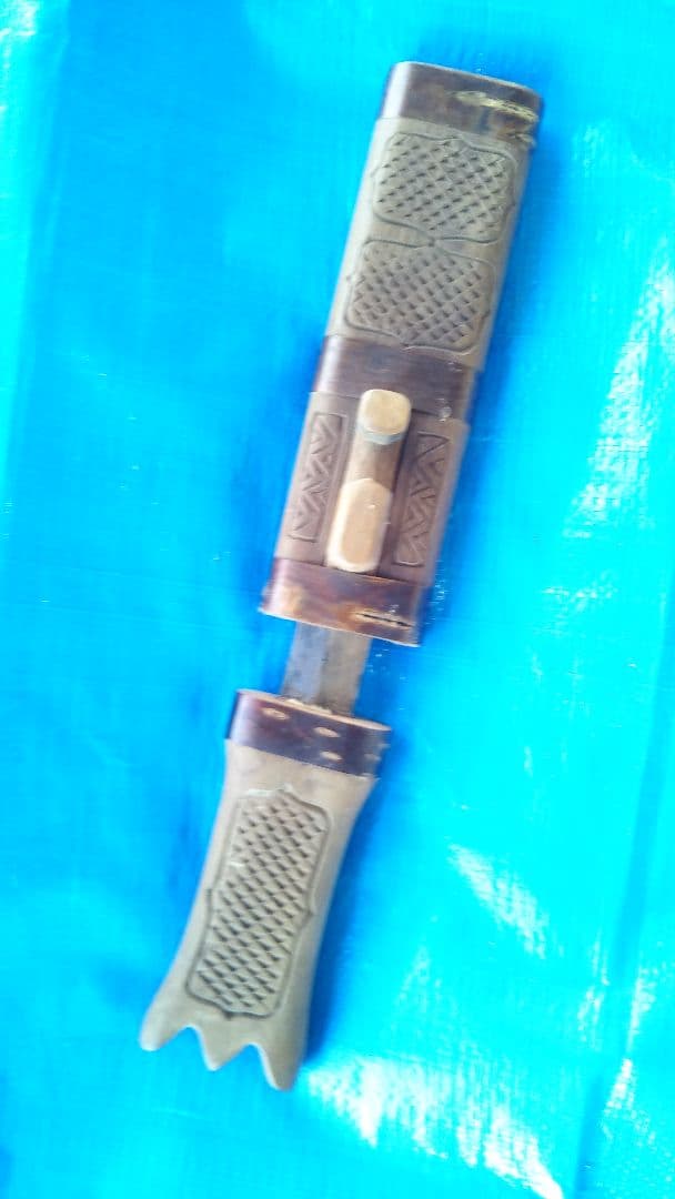 イリマキリ　アイヌ伝統民具　　 　　皮はぎ小刀　タシロ