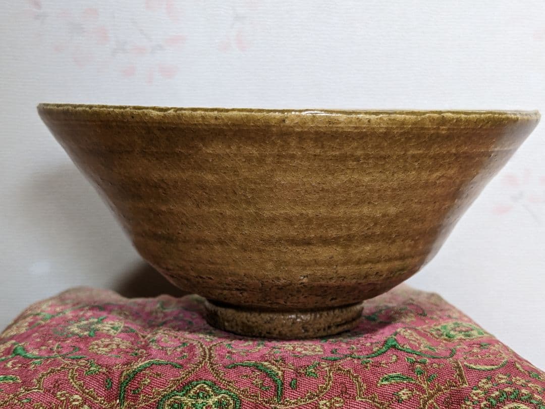 ⭐黄瀬戸 抹茶盌 年代物 茶道具 瀬戸焼 コレクション 骨董品 アンティーク
