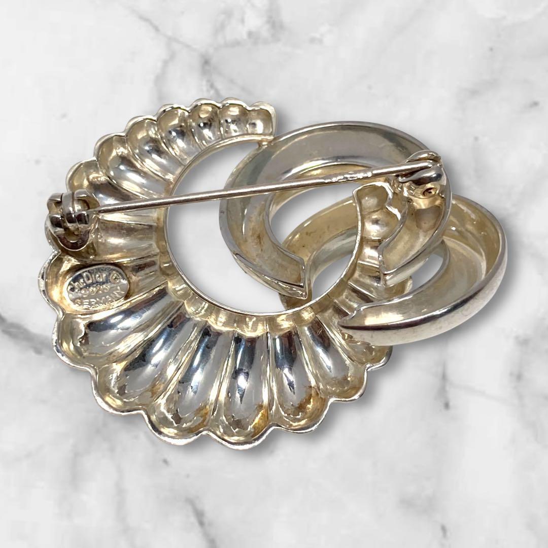 Christian Dior ディオール 925 シルバー ブローチ 1-25