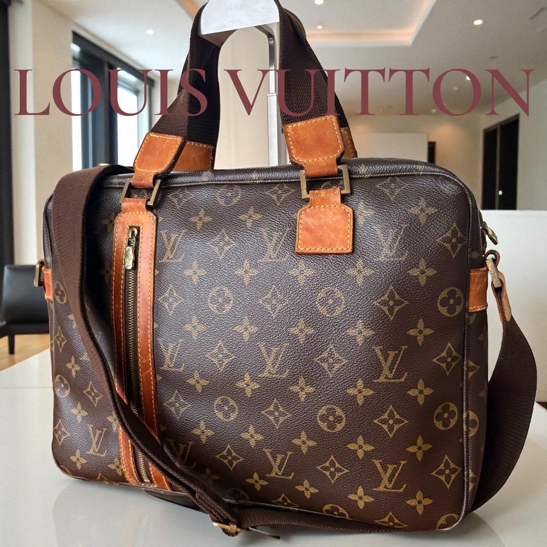 ルイヴィトン モノグラム ビジネスバッグ メンズ 書類 A4可　2way