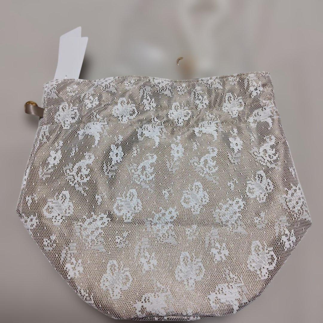 ✿お値下げ✿フェイラー ハイジ 巾着バッグ レース ベージュ
