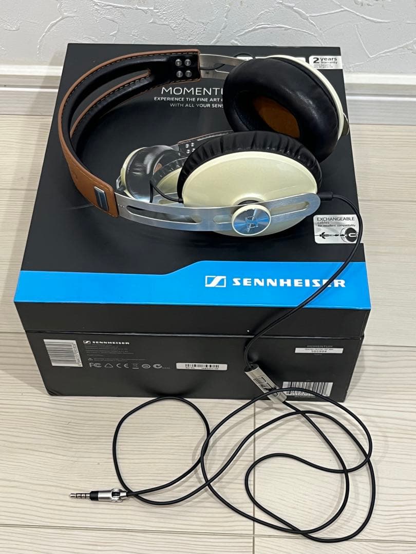 Sennheiser Momentum Ivory 有線ヘッドホン人気アイボリー