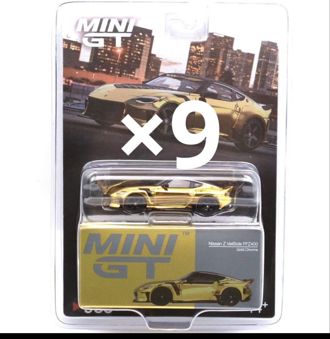 MINI GT　日産Z VEILSIDE FFZ400　ゴールドクローム