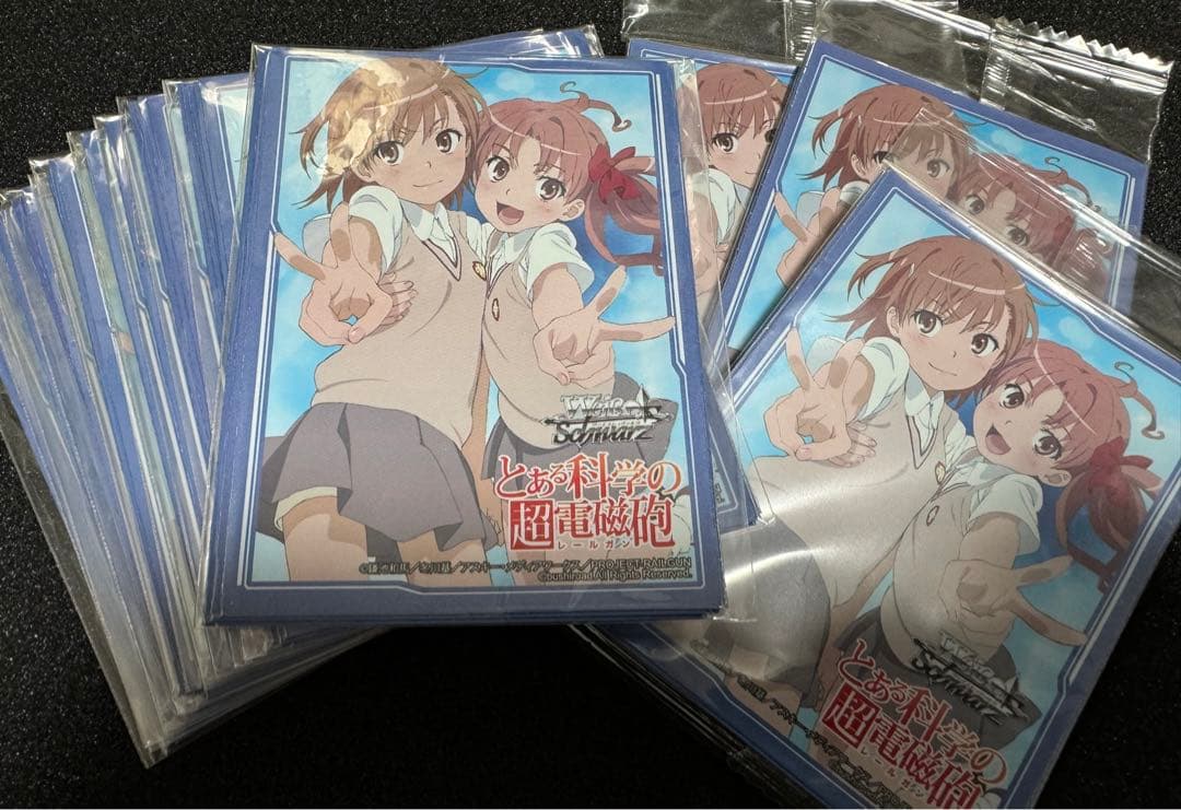 未開封 ヴァイス とある科学 BOX 封入 美琴＆黒子 スリーブ 15パック