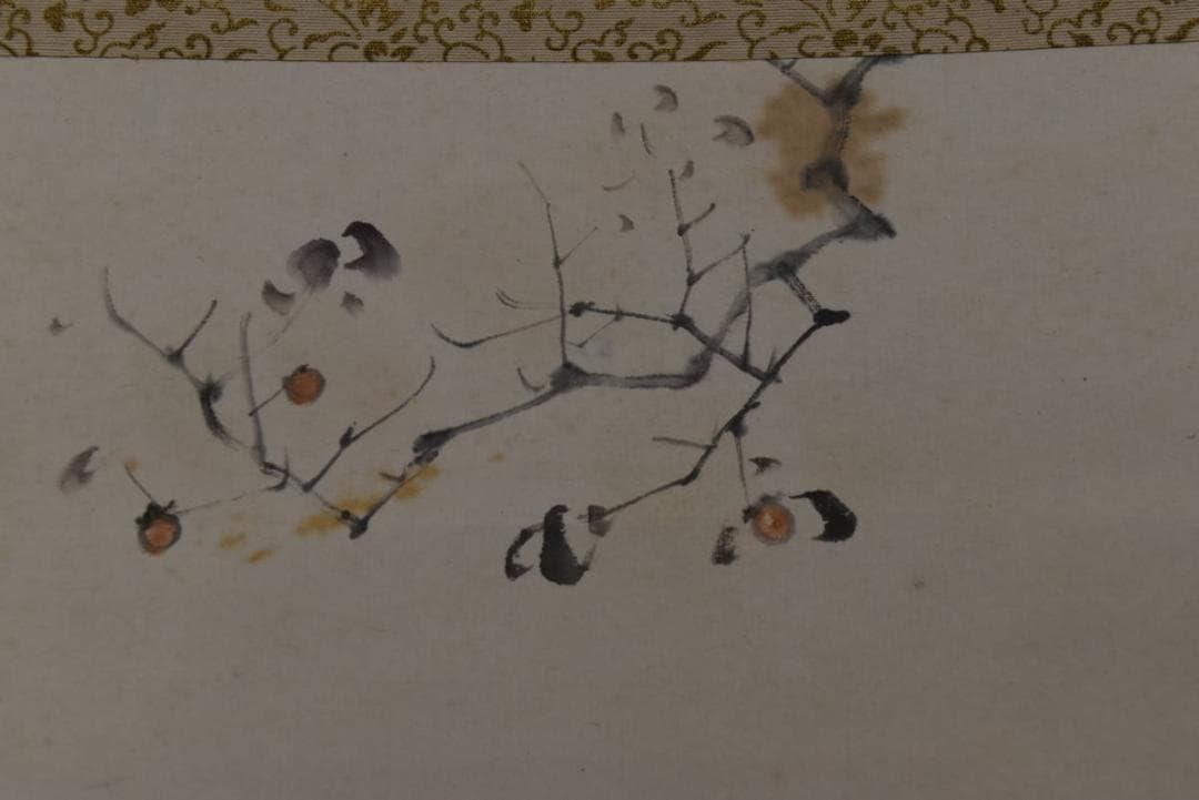 一晁/大原女図/茶屋/掛軸☆宝船☆Z-784