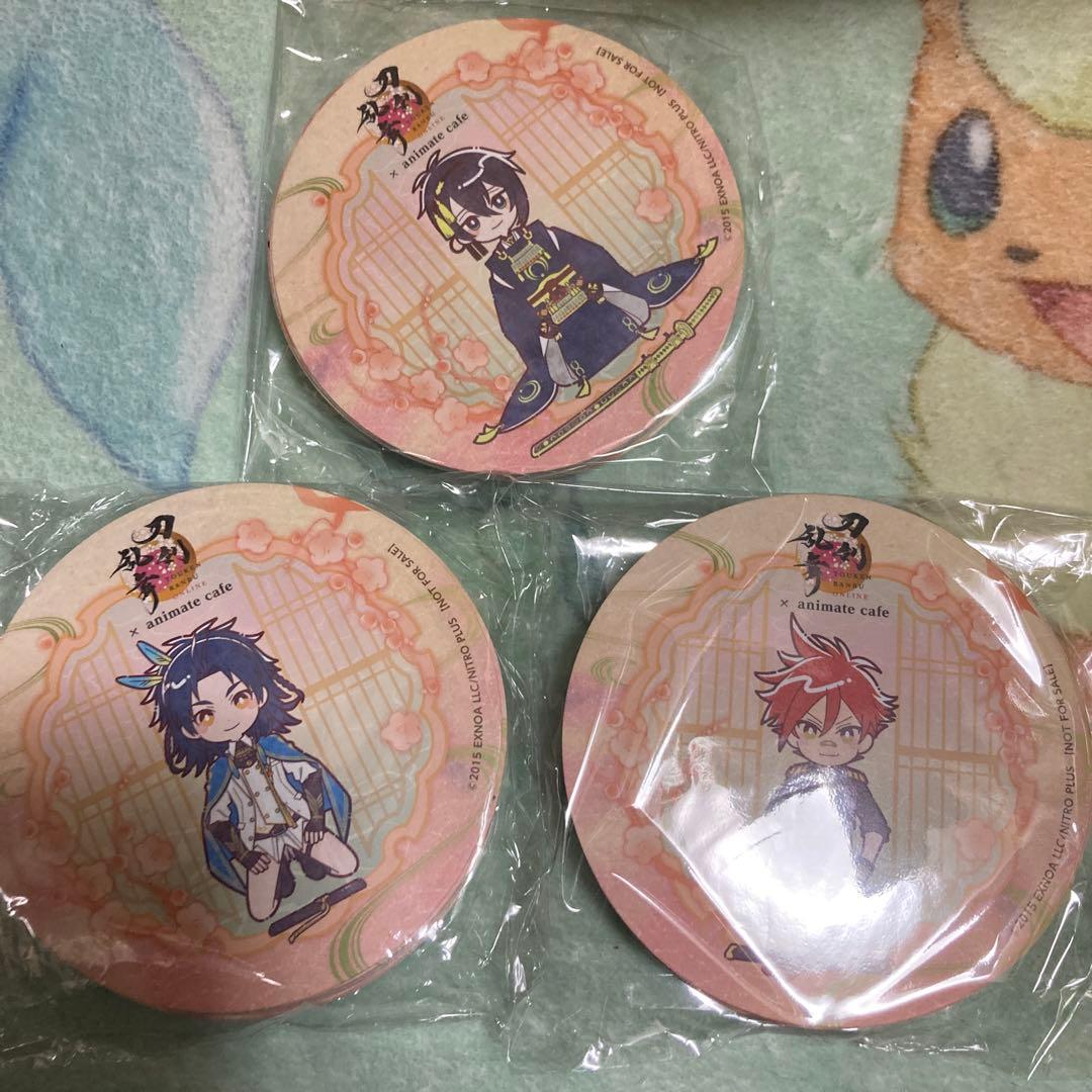 刀剣乱舞 アニメイトカフェ 十周年 コースター コンプリート 116枚