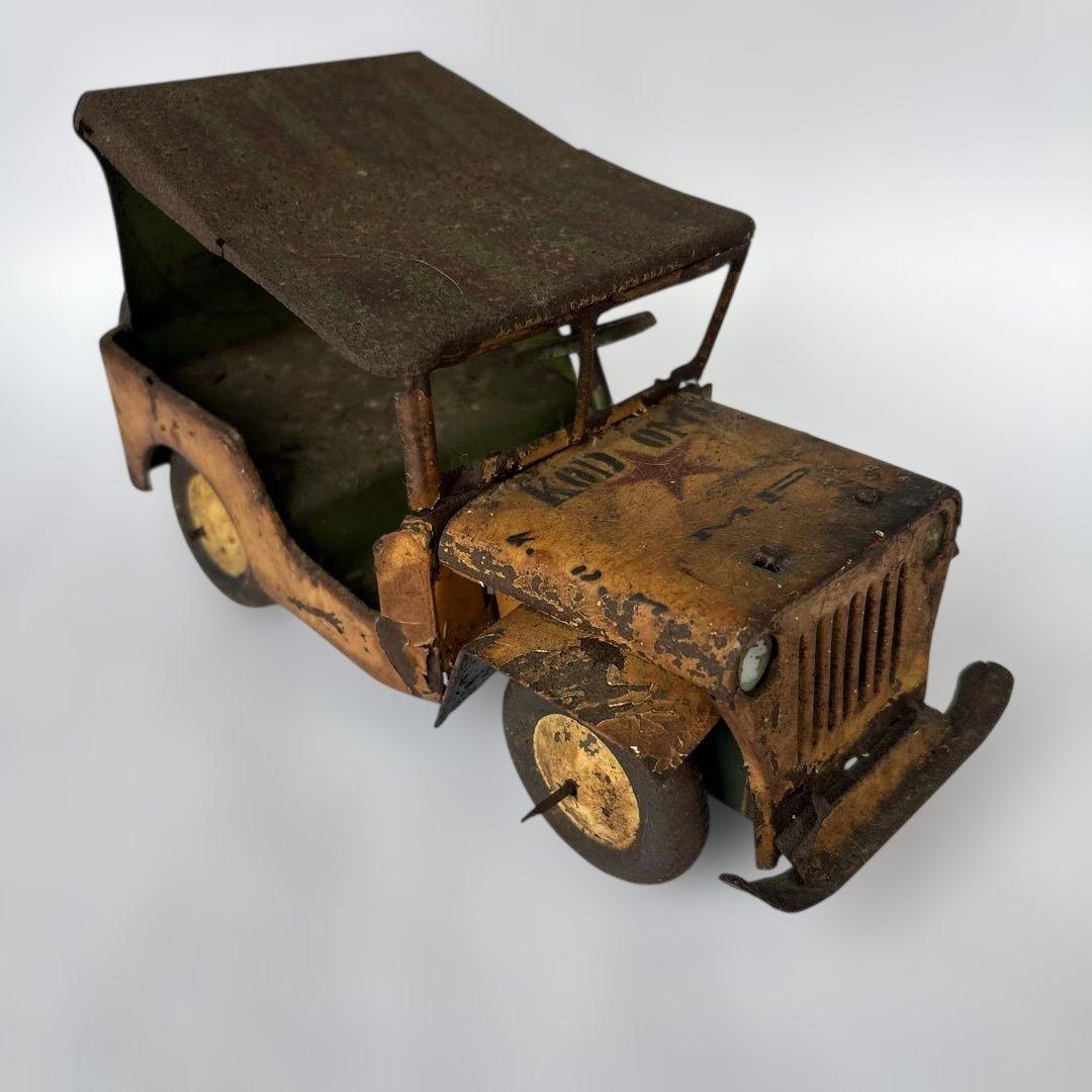 ミニチュアジープ オレンジとグリーン