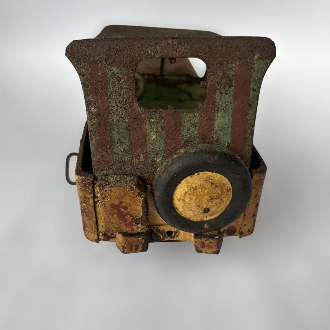 ミニチュアジープ オレンジとグリーン