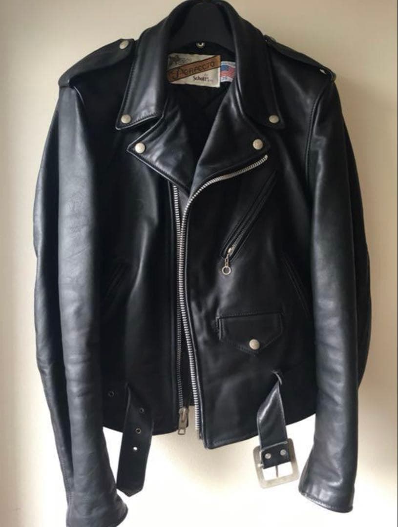 schott 618ダブルライダースジャケット　サイズ36 vintage