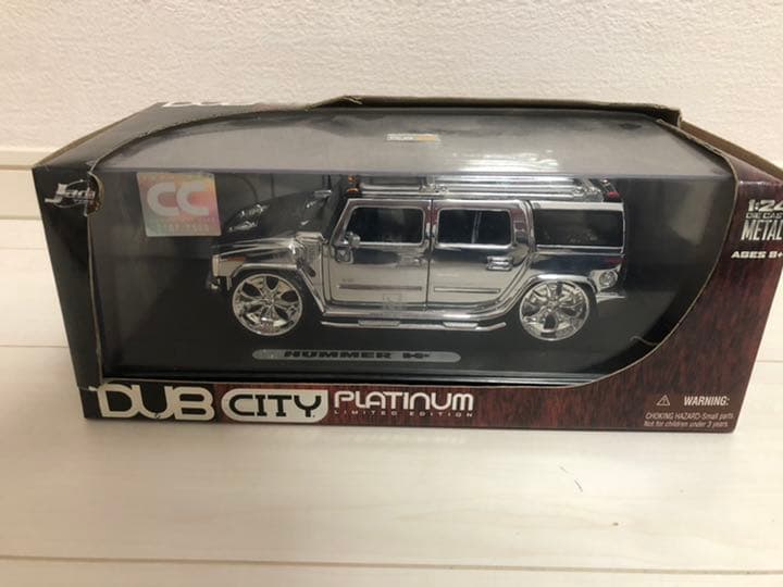 HUMMER H2 1/24スケールフルメッキ
