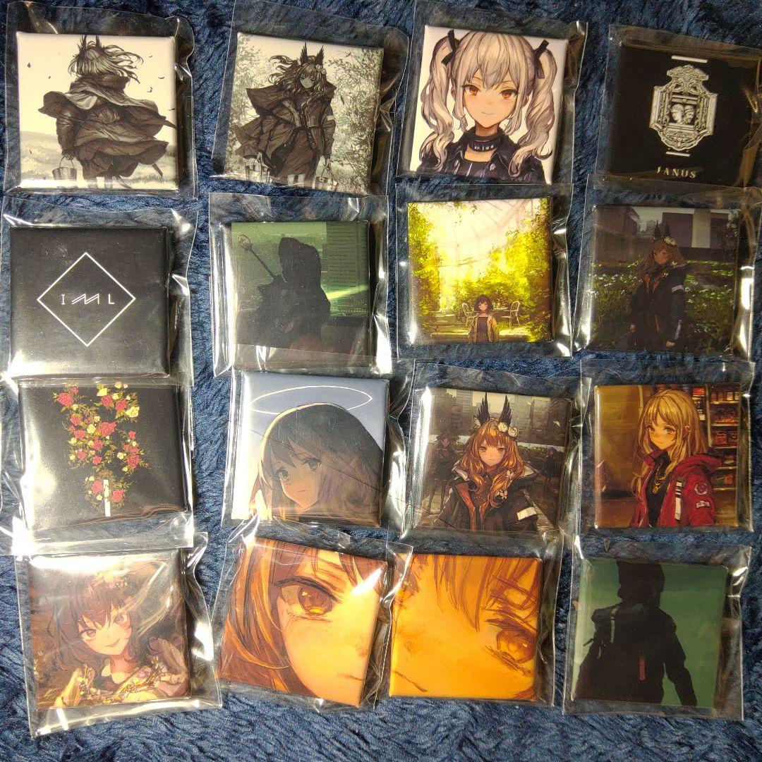 イラストレーター　LM7 同人　個展　ボタンバッジ(缶バッジ)セット