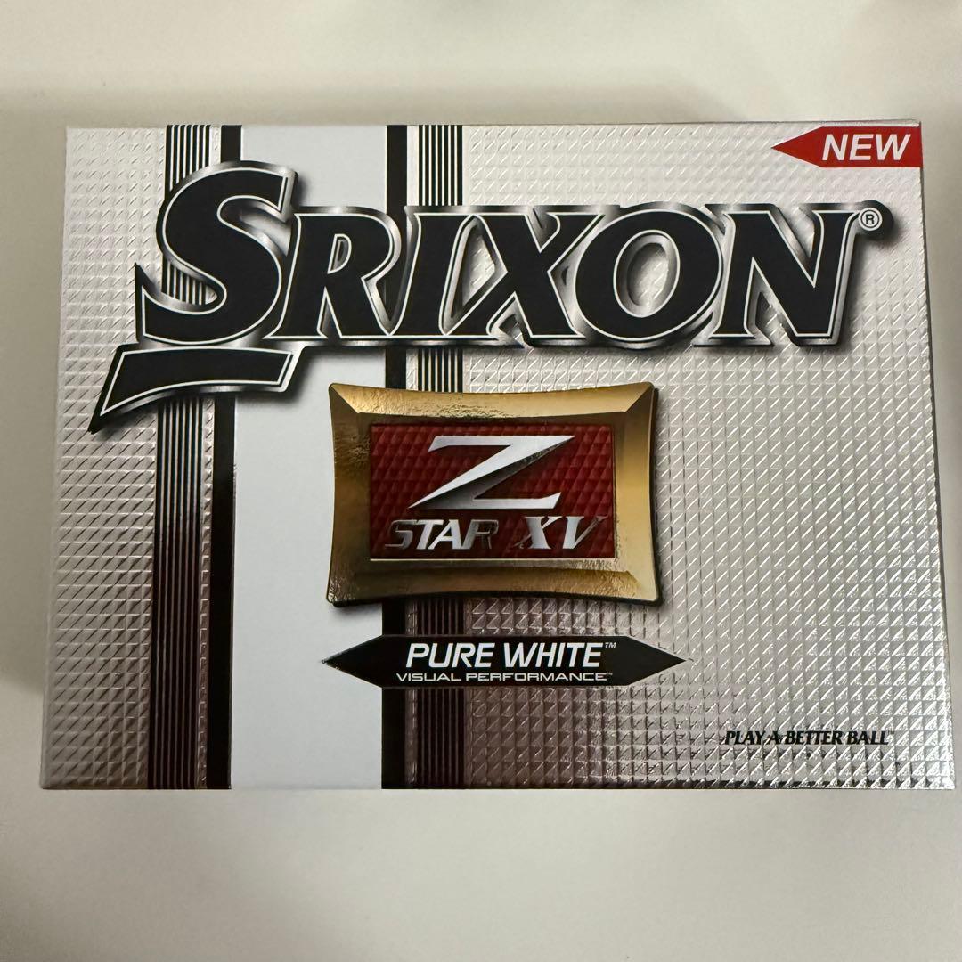Srixon Z STAR XV ホワイト 3ダースプラス6球