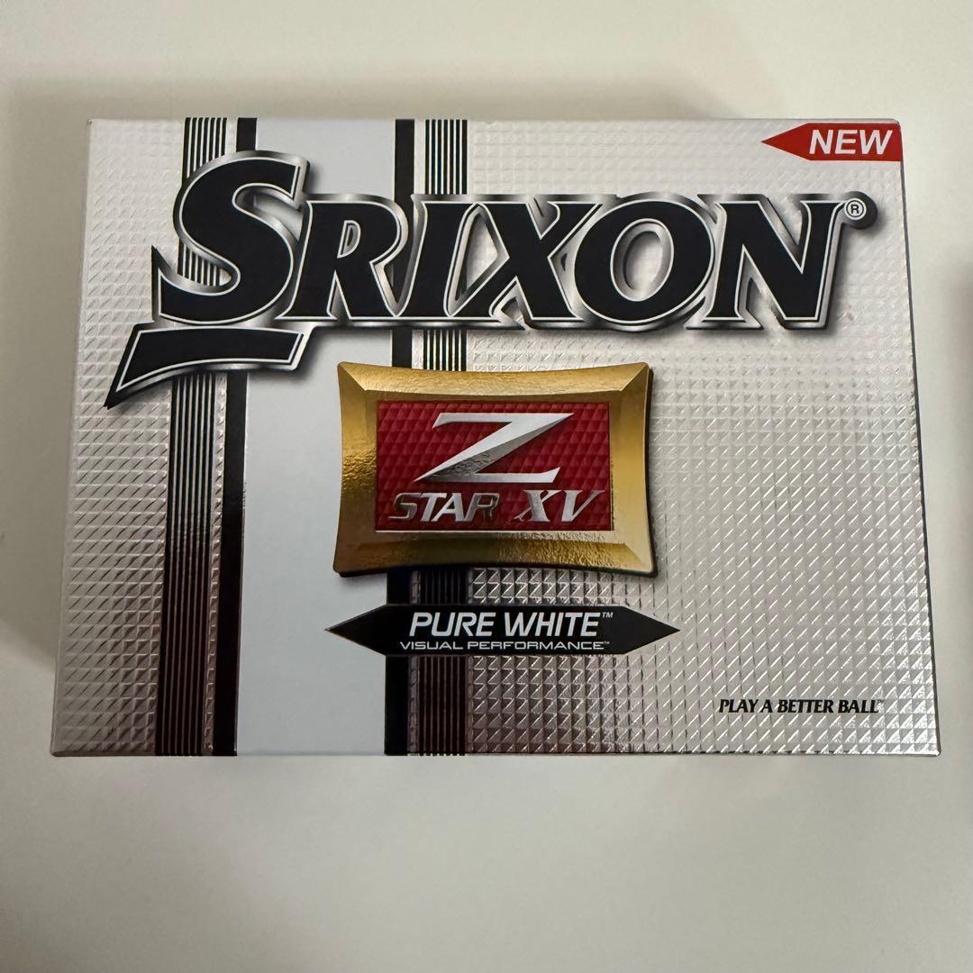 Srixon Z STAR XV ホワイト 3ダースプラス6球