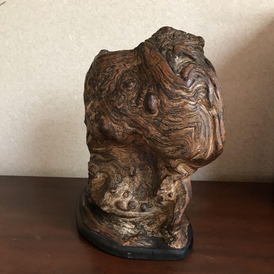 昭和レトロ、骨董品、華道、飾り木　和風天然木　花器、花瓶、置物