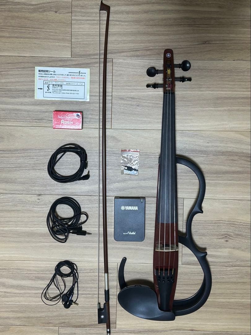 【美品】YAMAHA YSV104S サイレントバイオリンセット