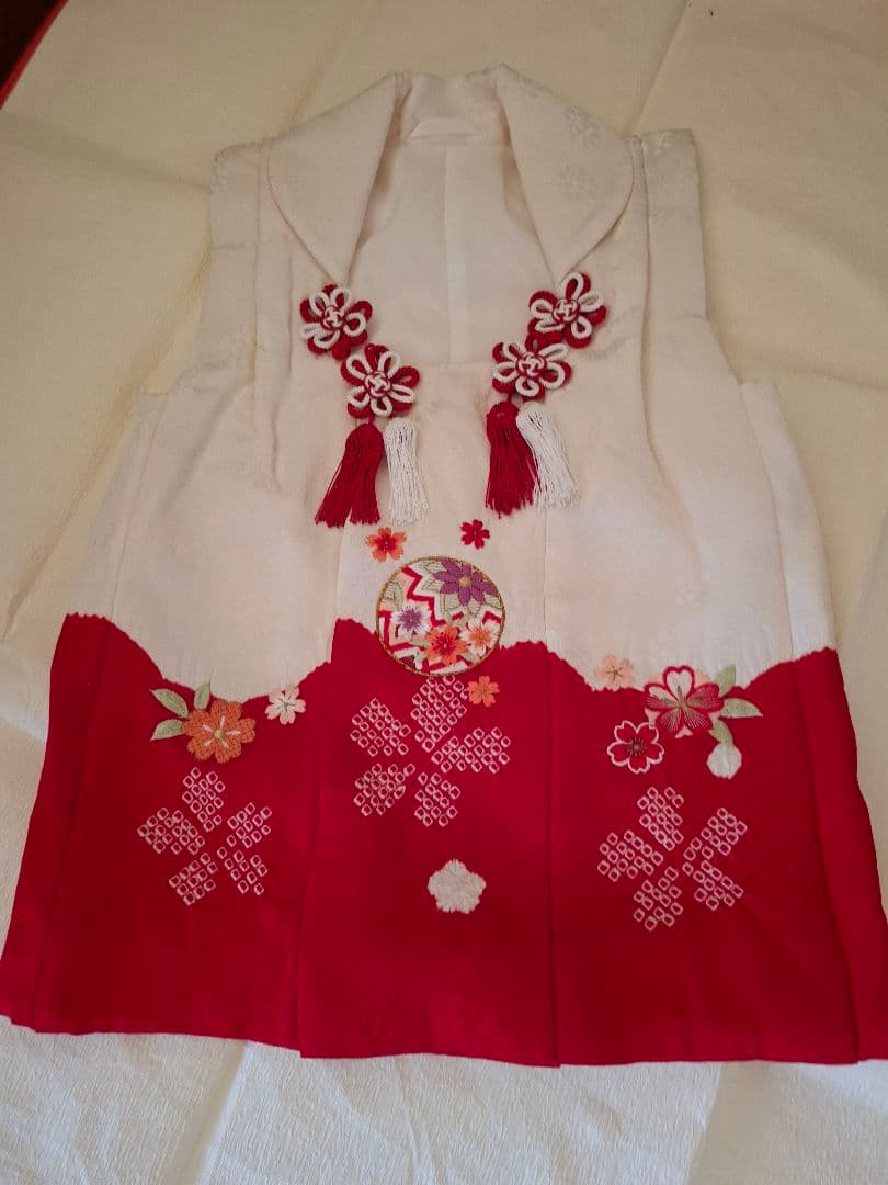 被布コート　正絹　絞り　女の子