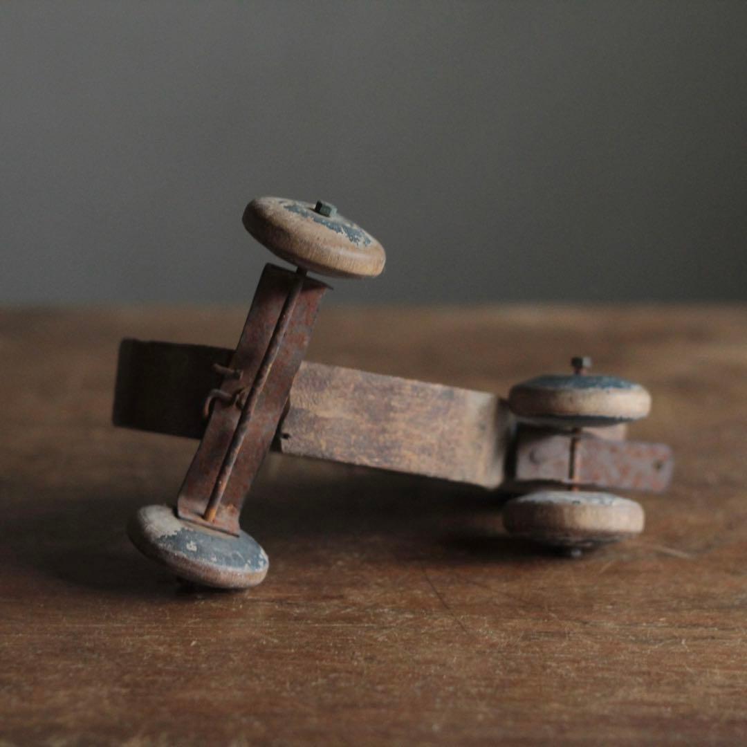 古い 木の おもちゃ 三輪車 戦前戦後 古道具 アンティーク ブロカント