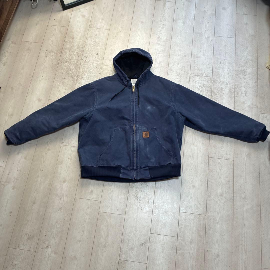 Carhartt アクティブジャケット　ダークブルー　XL
