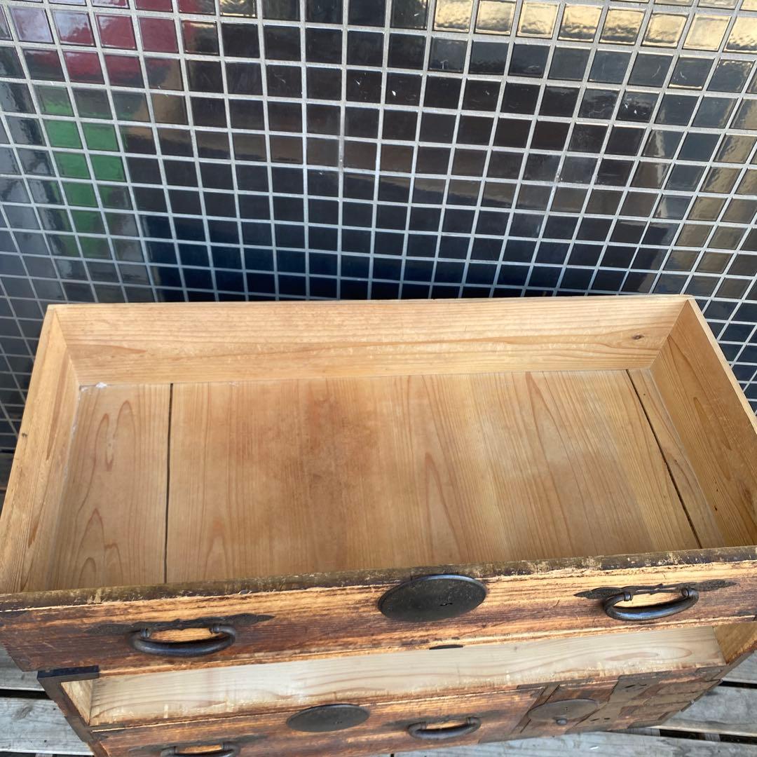 時代物 桐箪笥 時代金具 店舗什器 骨董品 古民家 蔵出し アンティーク