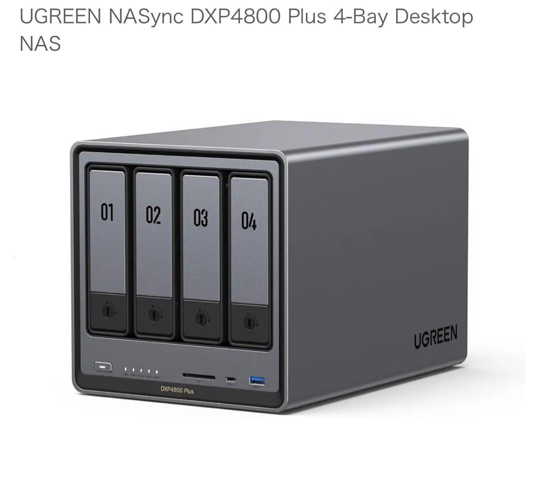 【今だけ！】UGREEN NASync DXP4800 Plus 4-Bay