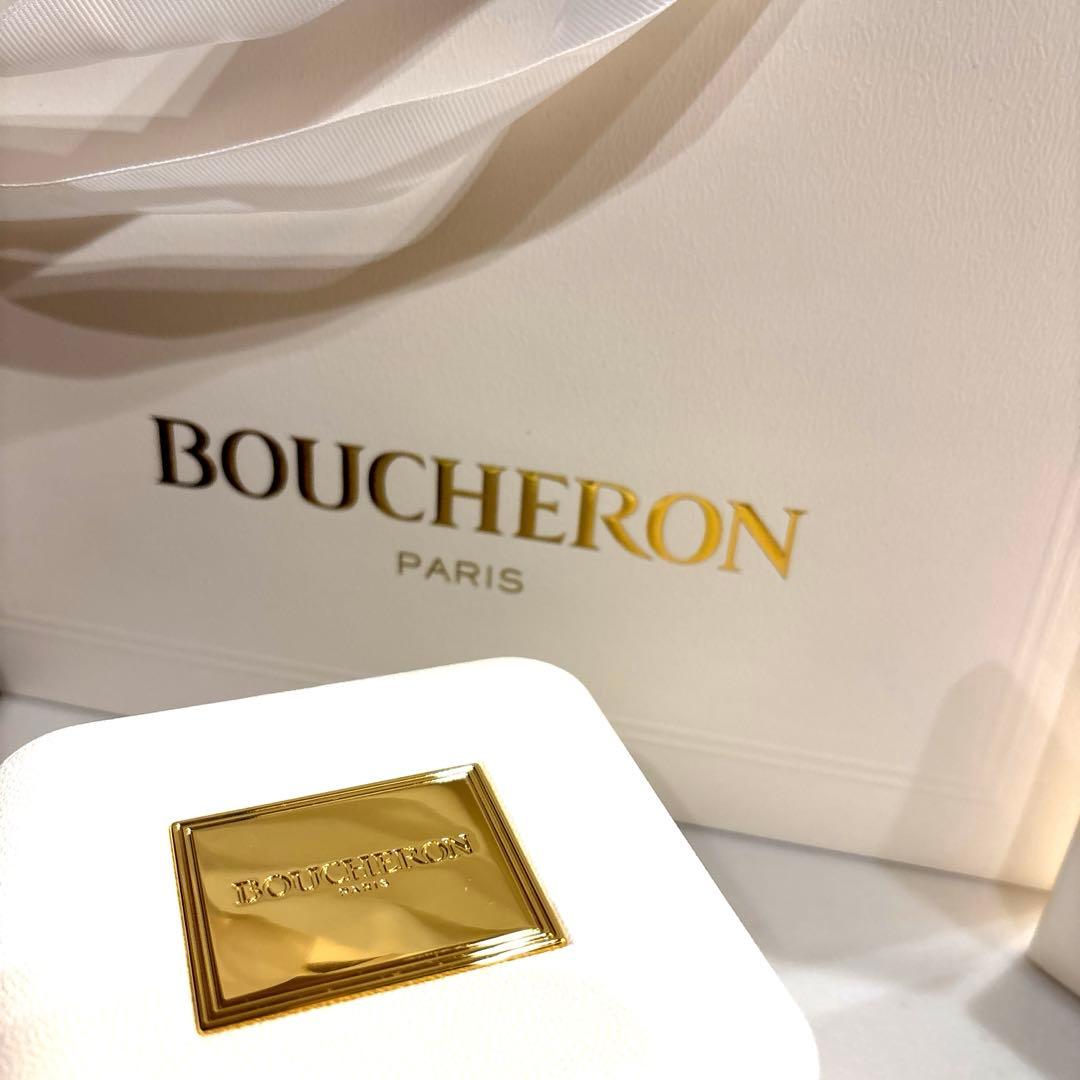 美品！ブシュロン 空き箱 ジュエリーボックス　証明書付き　リボン付き紙袋あり